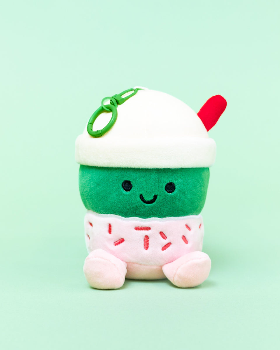 Strawberry Matcha Plush Boba Tote – Cute 3‑in‑1 Drink Carrier