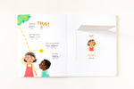 Load image into Gallery viewer, Inside lift‑the‑flap page from the bilingual Korean–English children’s book Coco's Lemonade showing a hurt vocabulary word with Korean and English text for early readers.
