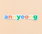 Load image into Gallery viewer, Korean Sticker Annyeong by Spark Collection
