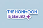 Load image into Gallery viewer, Kpop Demon Hunters The Honmoon Is Sealed cute kawaii stationery vinyl sticker by Spark Collection
