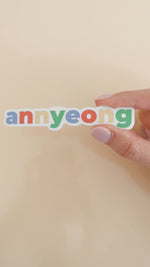 Load and play video in Gallery viewer, Annyeong Sticker
