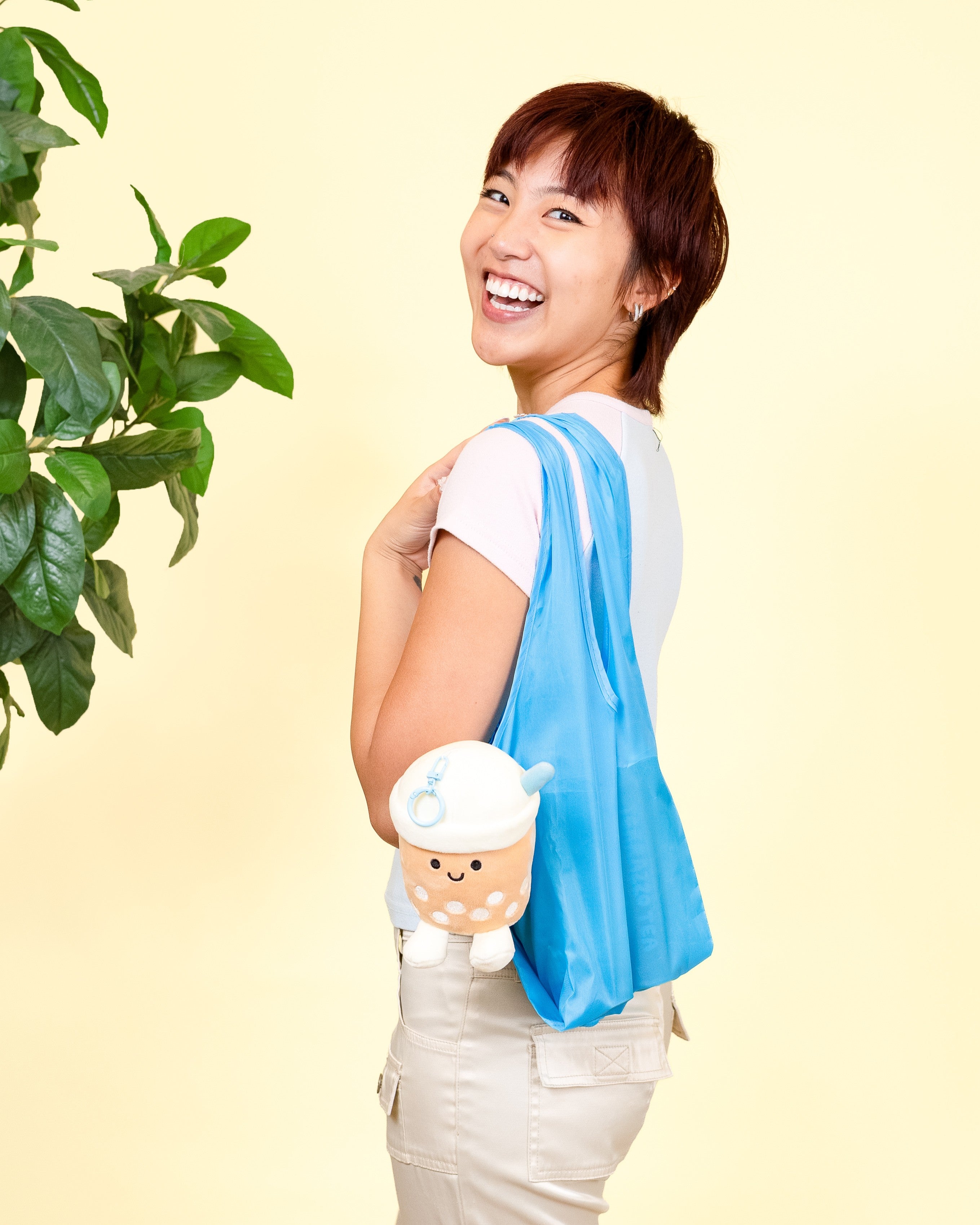 Milk Tea Plush: Boba Tote