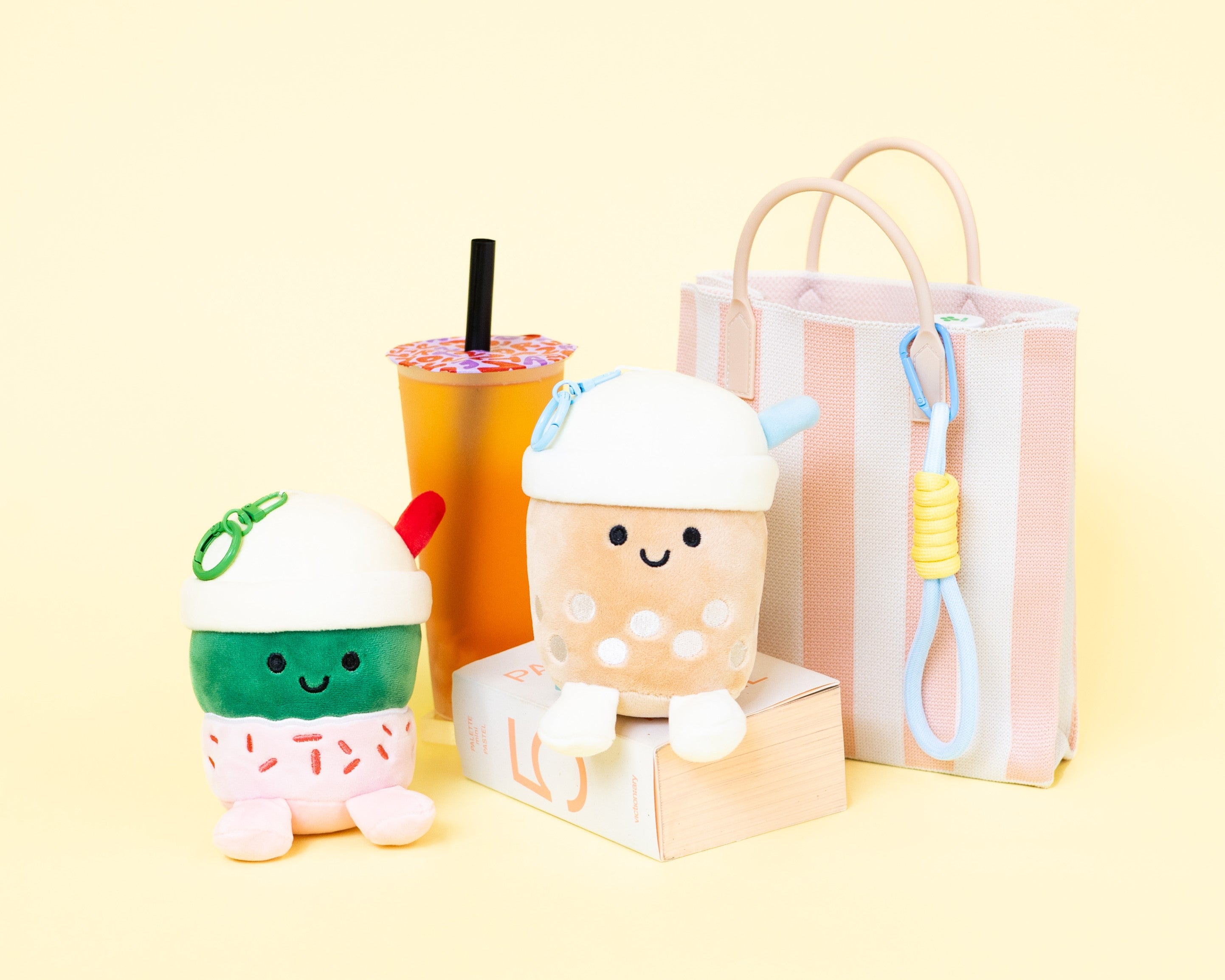 Milk Tea Plush: Boba Tote