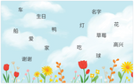Load image into Gallery viewer, Inside book page from the bilingual Mandarin Chinese–English children’s book My Favorite Gift, showing beginner everyday words vocabulary with simplified Chinese Pinyin and English text for early readers.

